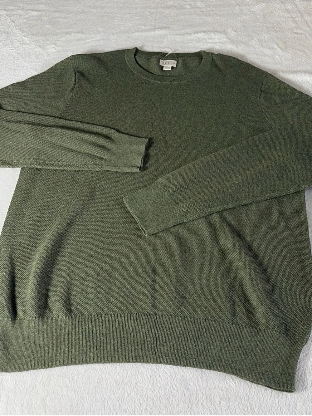 J Crew Sweater Men’s Crewneck Pullover Green Large NWOTS